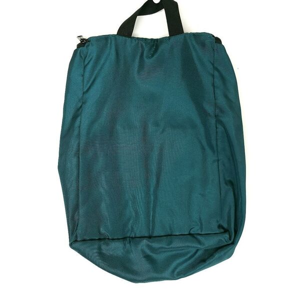 Vintage 80s LL Bean Small Hunting Utility Bag w/Hook Nylon Teal Outdoors Camping - Picture 6 of 6
